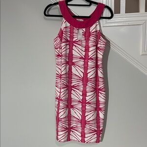 Merona Pink Sheath‎ Mini Dress Halter Sleeveless